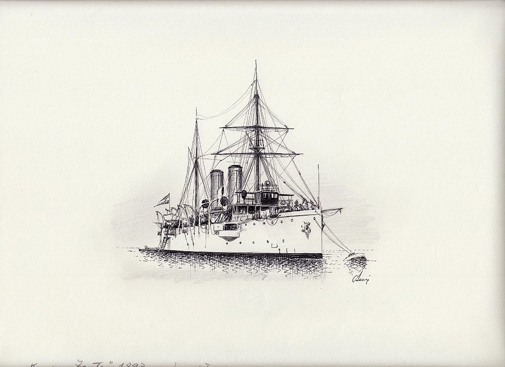45-Kreuzer 'Zenta' - 1897 - Incrociatore